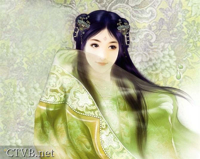 手绘美女 (14)