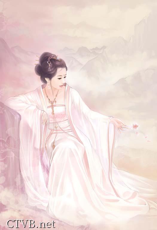 手绘美女 (3)