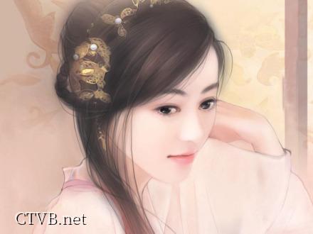 手绘美女 (9)