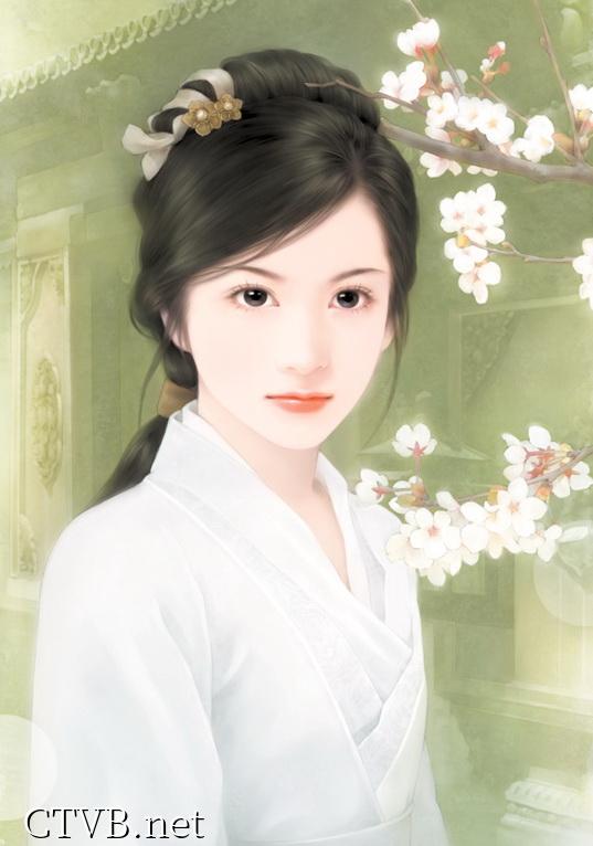 手绘美女