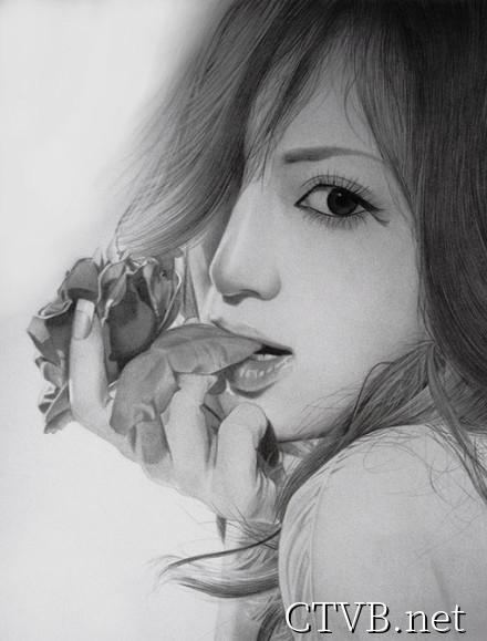 手绘美女 (100)