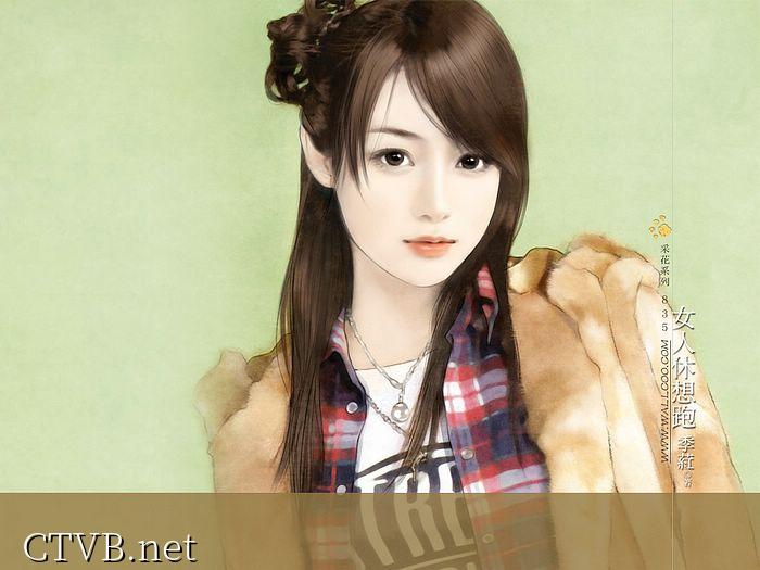 手绘美女 (25)