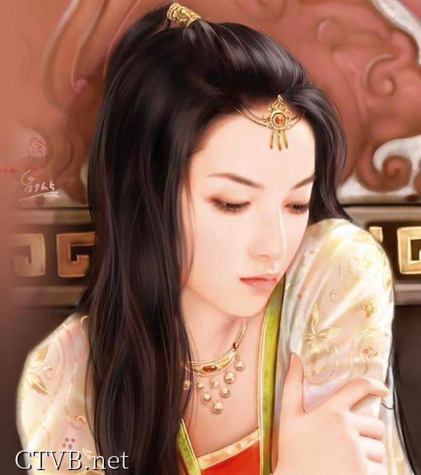 手绘美女 (7)