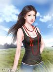 手绘美女 (40)
