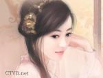 手绘美女 (9)