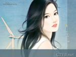 手绘美女 (38)