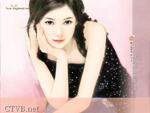 手绘美女 (26)