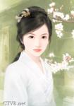 手绘美女