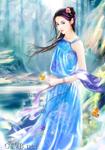 手绘美女 (2)