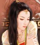 手绘美女 (7)
