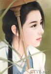 手绘美女
