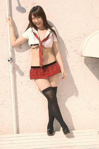 美腿校花 - 漂亮大波学生妹黑丝袜写真 - 1.jpg