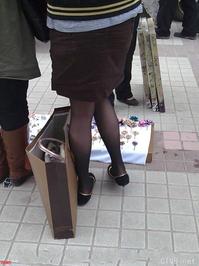 美腿走光 - 只穿丝袜不穿内裤走光 - 10.jpg