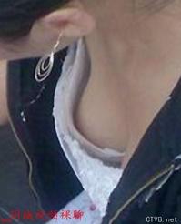 美腿走光 - 只穿丝袜不穿内裤走光 - 9.jpg