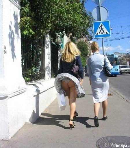 美腿走光 - 夏日的凉风吹起了美丽的裙角 - 4.jpg