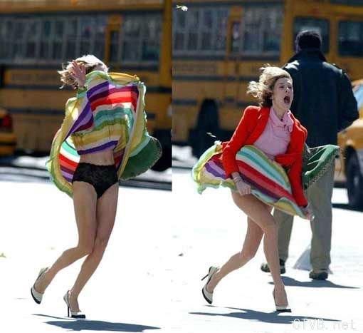 美腿走光 - 夏日的凉风吹起了美丽的裙角 - 5.jpg