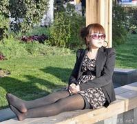 美腿走光 - 冬日时尚黑丝 - 8.jpg