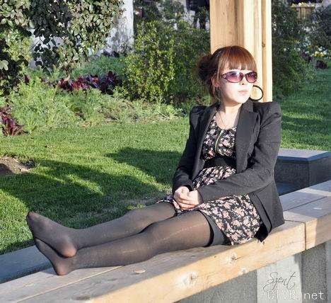 美腿走光 - 冬日时尚黑丝 - 10.jpg