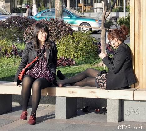 美腿走光 - 冬日时尚黑丝 - 5.jpg