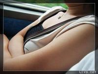 美腿走光 - 旅遊回來路上，女孩車上困了 - 12.jpg