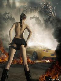 美腿车模 - 超性感车模艺术照片 - 1.jpg