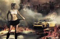 美腿车模 - 超性感车模艺术照片 - 2.jpg