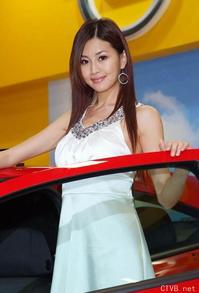 美腿车模 - 穿白裙子的美腿车模 - 5.jpg