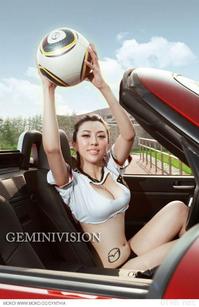 美腿车模 - 刚小希Cynthia马自达MX-5跑车广告 - 2.jpg