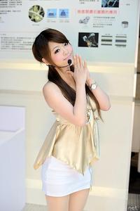 美腿车模 - 短裙加上白靴超性感美腿车模 - 8.jpg