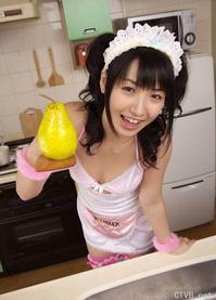 美腿丝袜 - 松下美保红网袜女仆装写真 - 3.jpg