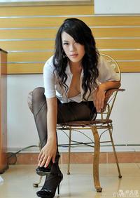美腿丝袜 - 上海白领黑丝美女 - 9.jpg