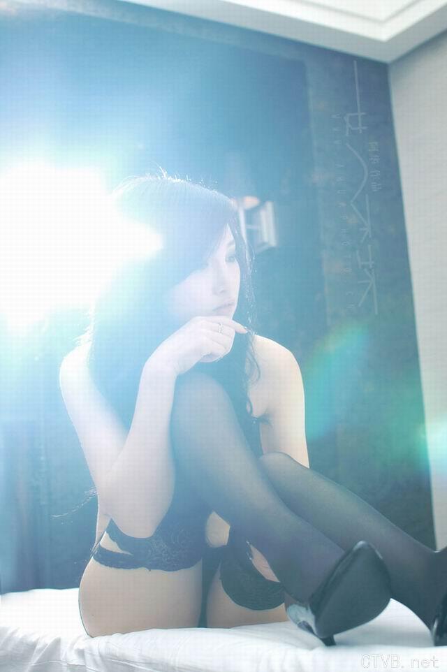 美腿丝袜 - 极品美女黑色吊带丝袜诱惑 - 9.jpg