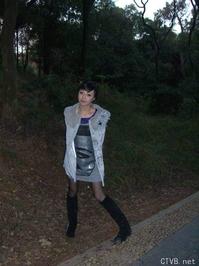 美腿丝袜 - 上海時尚小妞的黑絲黑靴 - 6.jpg