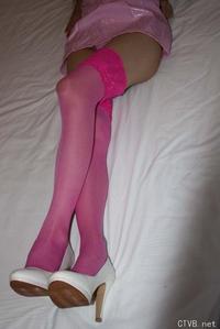 美腿丝袜 - 粉色丝袜小护士床上性感 - 14.jpg