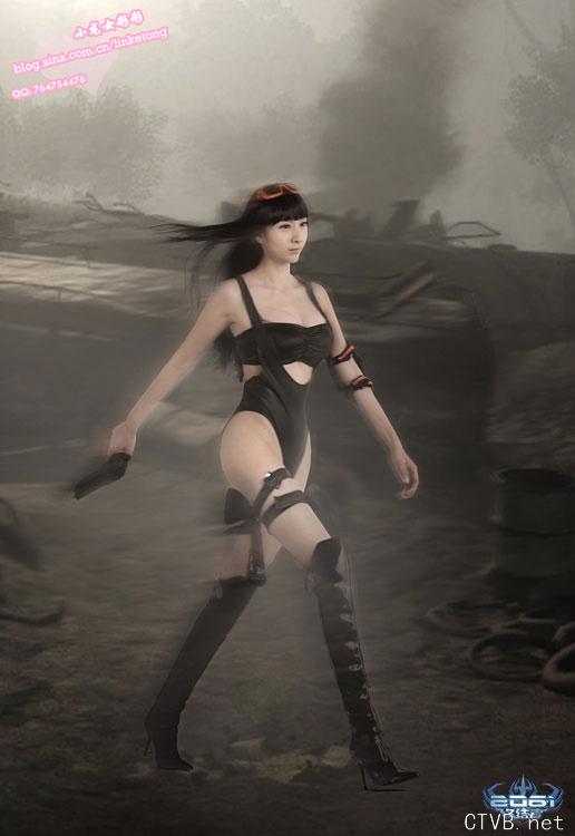 美腿丝袜 - 小龙女彤彤化身性感未来战士 - 13.jpg