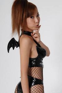 美腿丝袜 - 性感mm网眼袜皮胸罩写真 - 15.jpg