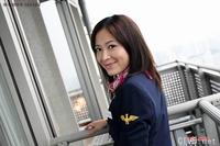 美腿丝袜 - 性感空姐制服丝袜诱惑 - 1.jpg