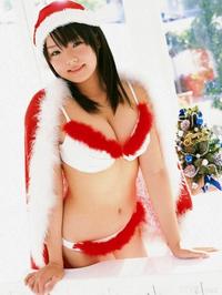 美腿丝袜 - 大波mm白丝袜圣诞装写真 - 25.jpg