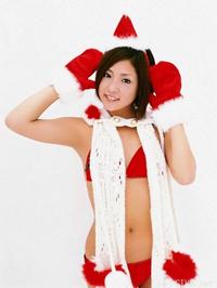 美腿丝袜 - 大波mm白丝袜圣诞装写真 - 11.jpg