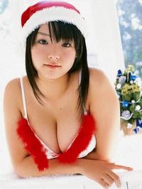 美腿丝袜 - 大波mm白丝袜圣诞装写真 - 12.jpg