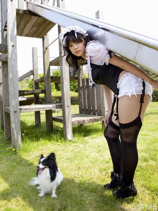 美腿丝袜 - 黑丝女佣的性感 - 1.jpg